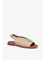 Sandály model 21308306 béžové Step in style - SWEET SHOES