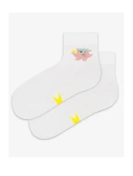 TENKÉ PONOŽKY FARBA 2-6 ROKOV DIEVČATÁ BIELA 21-23 TENKÉ PONOŽKY FARBA 2-6 ROKOV DIEVČATÁ BIELA 21-23