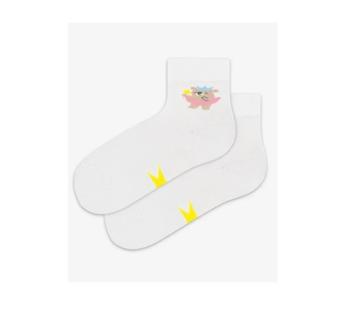 TENKÉ PONOŽKY FARBA 2-6 ROKOV DIEVČATÁ BIELA 21-23 TENKÉ PONOŽKY FARBA 2-6 ROKOV DIEVČATÁ BIELA 21-23