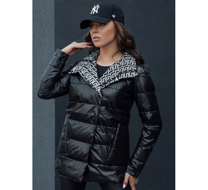Dámská přechodná prošívaná bunda  černá Dstreet model 21979722 - FashionStreet