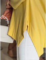Dámska oversize maslová blúzka s príveskom COMFILA žltá FashionStreet RY2791 Dámska oversize maslová blúzka s príveskom COMFILA žltá FashionStreet RY2791