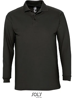 SOL'S Winter II Piqué polo s dlouhým rukávem model 22525744 black