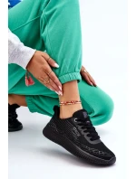 Damskie Siateczkowe Buty Sportowe Memory Foam System Big Star LL274662 Czarne Damskie Siateczkowe Buty Sportowe Memory Foam System Big Star LL274662 Czarne