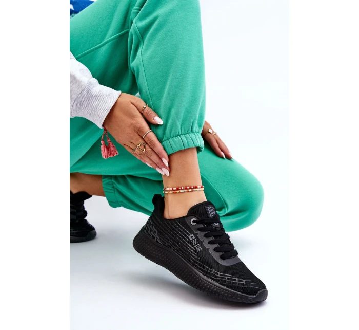 Damskie Siateczkowe Buty Sportowe Memory Foam System Big Star LL274662 Czarne Damskie Siateczkowe Buty Sportowe Memory Foam System Big Star LL274662 Czarne