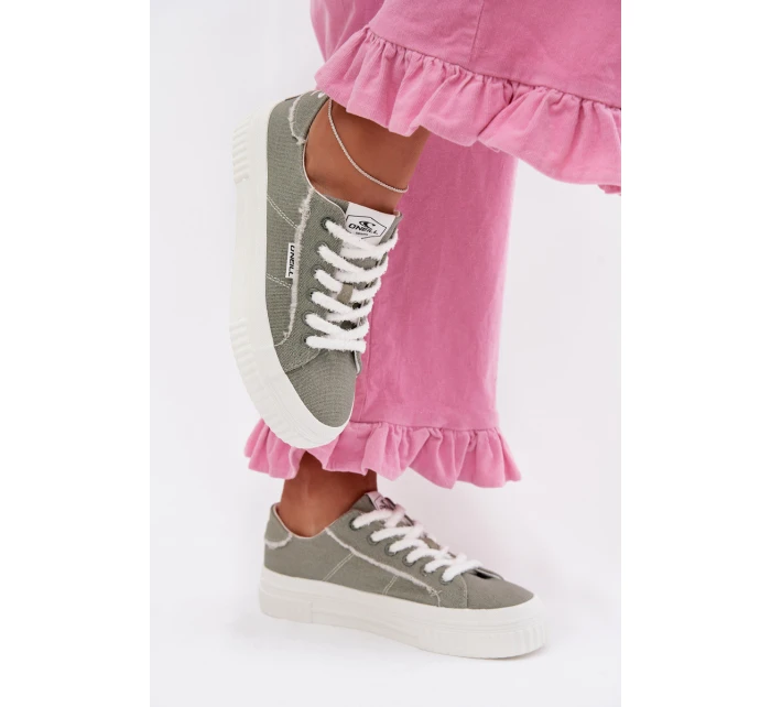 Dámské tenisky na platformě  C WOMEN LOW Zelené model 22027674 - O'neill