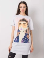 Tunika D12022O02382A svetlo šedá