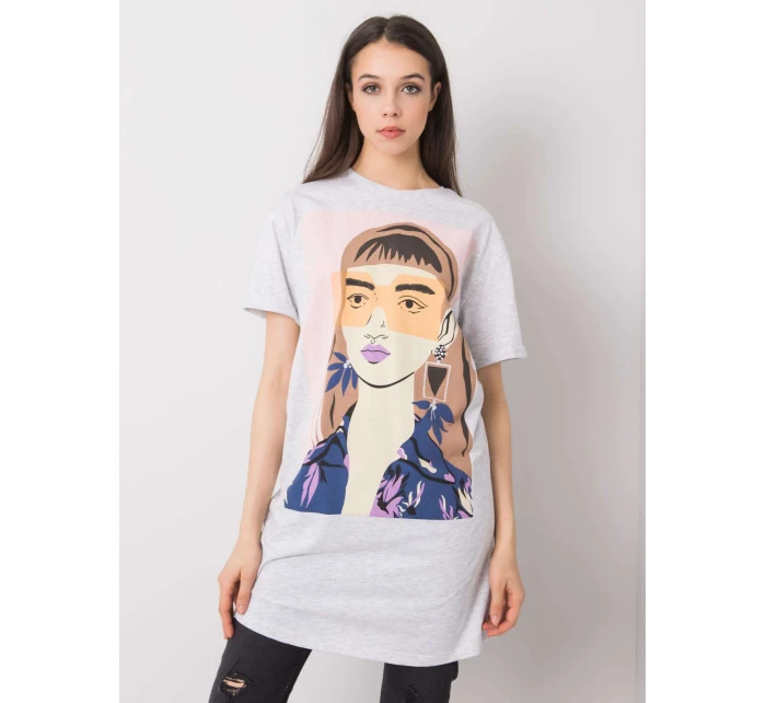 Tunika D12022O02382A svetlo šedá