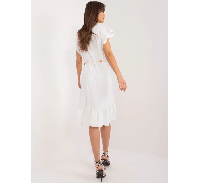 Sukienka DHJ SK model 19760114 biały - FPrice Sukienka DHJ SK model 19760114 biały - FPrice