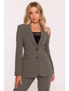 Blejzr s  khaki barva model 21319159 - STYLOVE