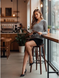 dámský svetr světle šedý Dstreet model 21982736 - FashionStreet