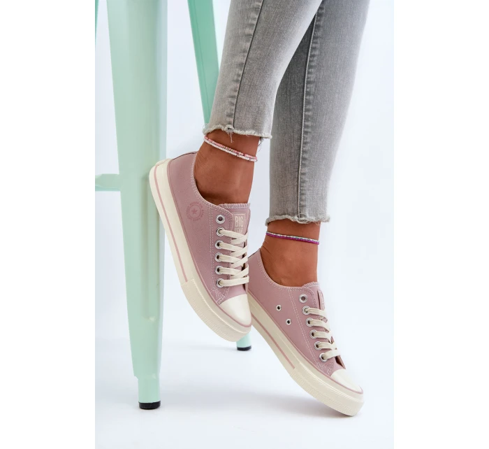 Nízké dámské tenisky Big Star model 21654816 Růžové - Big Star Shoes