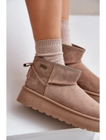 sněhule na platformě Big Star béžové model 21677565 - Big Star Shoes