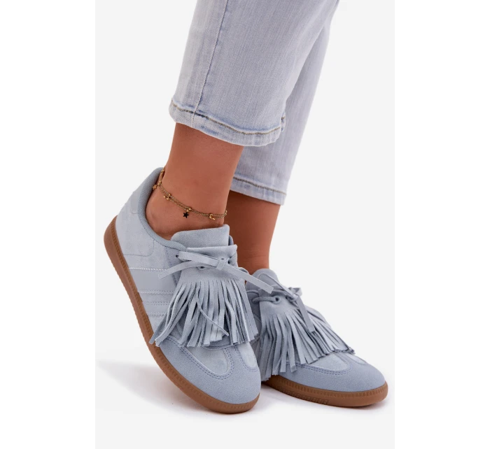 Dámské tenisky s třásněmi modré Dorivelle