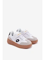 Dětské tenisky na suchý zip LOTTO MAKERA 2601250K Bílé