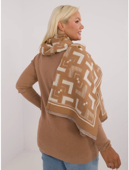 Szalik AT SZ model 20473696 camelowy - FPrice Szalik AT SZ model 20473696 camelowy - FPrice