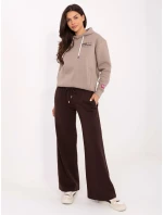 Tepláky RV DR A590.08 tmavohnedé