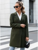Dámský oversize dlouhý olivový kabát Dstreet model 21981930 - FashionStreet