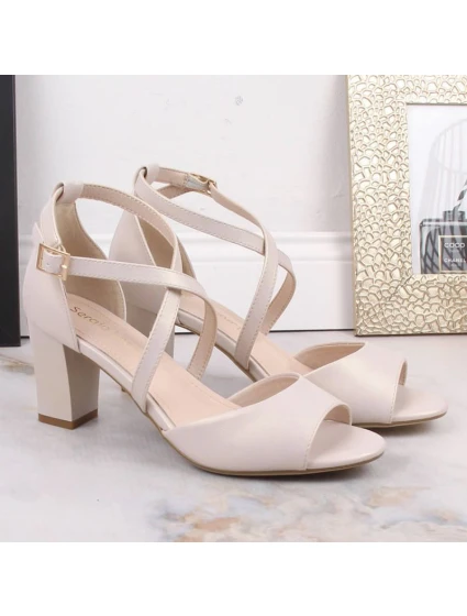 Sandály na podpatku W model 21790563 - SERGIO LEONE