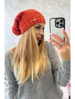 Čiapka s fleecom Justyna K253 červená