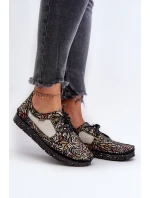 Dámské vzorované polobotky model 21659472 Černé - Maciejka