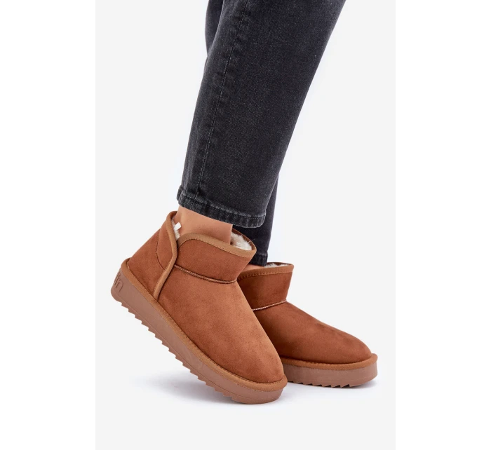 Śniegowce Na Platformie Damskie D.Franklin DFSH370010 Brązowe Śniegowce Na Platformie Damskie D.Franklin DFSH370010 Brązowe