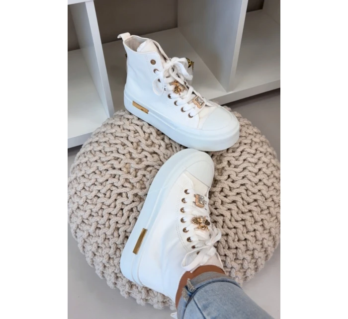 Dámské tenisky na platformě s bílé model 21919384 - Boto