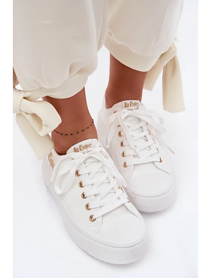 Tenisky na platforme Lee Cooper LCW-26-44-4482 White Tenisky na platforme Lee Cooper LCW-26-44-4482 White