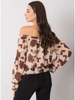 Blúzka DHJ BZ 15168.15P béžová Blúzka DHJ BZ 15168.15P béžová