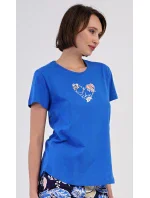 Dámske capri pyžamo Kvety Dámske capri pyžamo Kvety