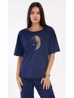 Dámske capri pyžamo Feather Dámske capri pyžamo Feather