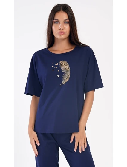 Dámske capri pyžamo Feather Dámske capri pyžamo Feather