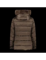 Dámská zimní bunda s kapucí sportovní zateplená hnědá model 21350748 - CMP Dámská zimní bunda s kapucí sportovní zateplená hnědá model 21350748 - CMP