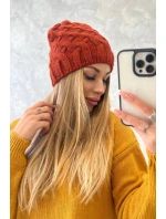 Fleecová čiapka Agnes K239 červená Fleecová čiapka Agnes K239 červená