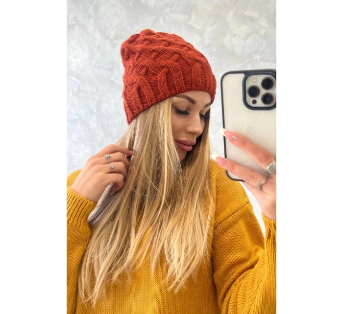 Fleecová čiapka Agnes K239 červená Fleecová čiapka Agnes K239 červená