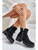 Dámské Boty S Na Podpatku Černé model 21671461 - Boto