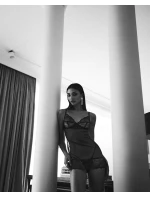 Dámská košilka Blue tm. modrá  model 22022592 - Obsessive