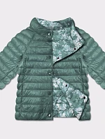 Dámska bunda 3/4 rukáv Plus Size Minority Jacket Dark Mint/Windbreaker (M23-7010-253)