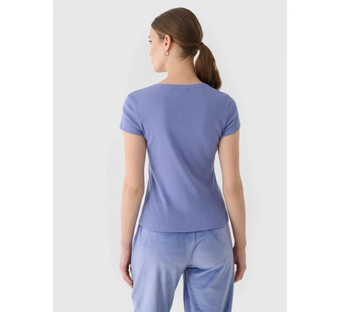 Dámske hladké tričko slim 4F 4FRAW24TTSHF2300-32S