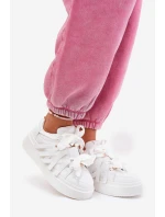 Eko Kožené Tenisky Na Platformě Bílé model 21687580 - Boto