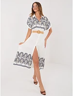 Šaty IR SK 2689 2.87 biela a tmavomodrá