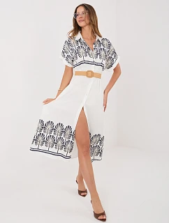 Šaty IR SK 2689 2.87 biela a tmavomodrá