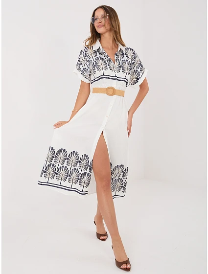 Šaty IR SK 2689 2.87 biela a tmavomodrá