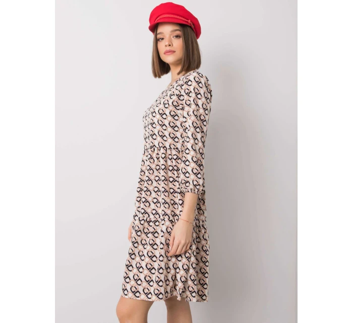 Šaty WN SK R821 1.65 svetlo béžová