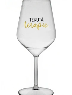 LIQUID THERAPY - číry nerozbitný pohár na víno 470 ml