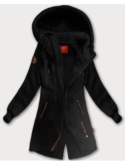 bluza damska z kapturem czarna model 21248955 - LHD