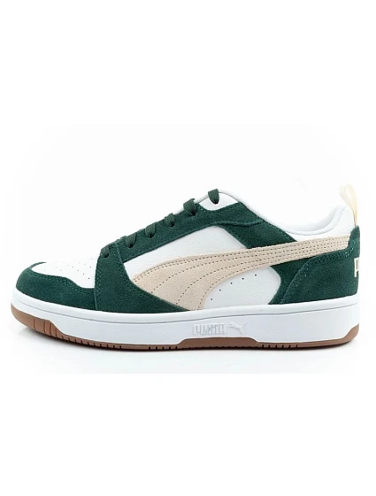 Sportovní obuv pánské tenisky Rebound model 22054566 fashionable comfortable white green - Puma Sportovní obuv pánské tenisky Rebound model 22054566 fashionable comfortable white green - Puma