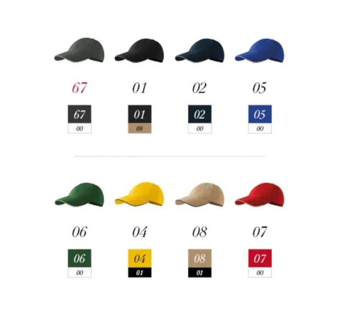 Kšiltovka Cap 6P model 18000336 - Malfini Kšiltovka Cap 6P model 18000336 - Malfini