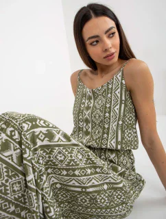 Dámske šaty D73771R30313B khaki - FPrice