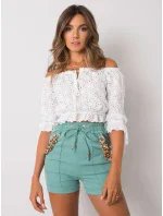 Šortky DHJ SN model 17459786 tyrkysová - FPrice Šortky DHJ SN model 17459786 tyrkysová - FPrice