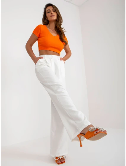 Spodnie DHJ SP ecru model 18510494 - FPrice Spodnie DHJ SP ecru model 18510494 - FPrice